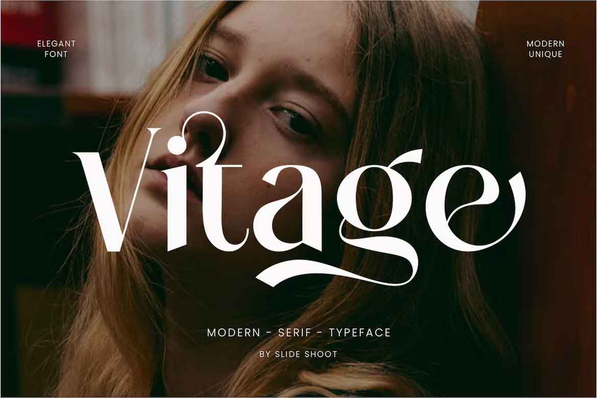 Vitage Font