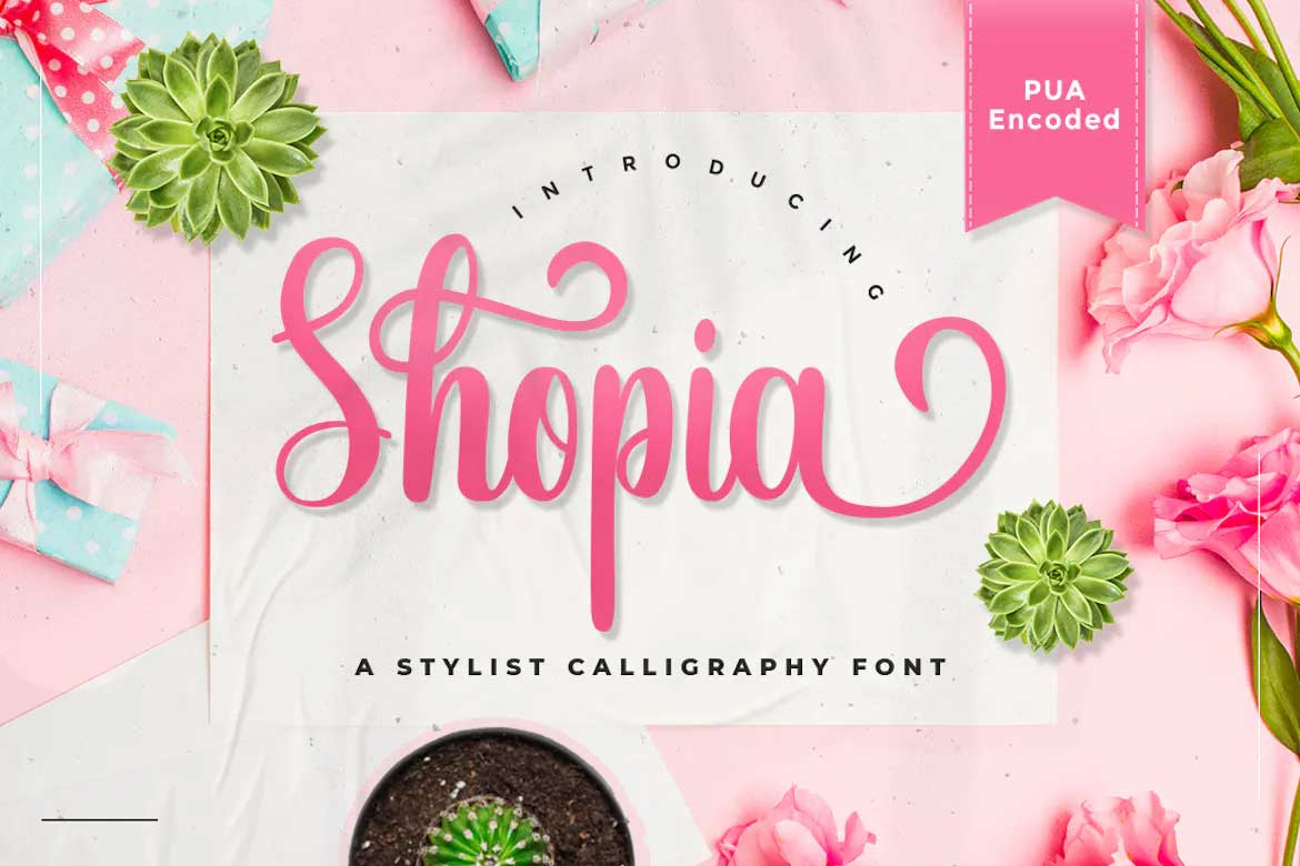 Shopia Font