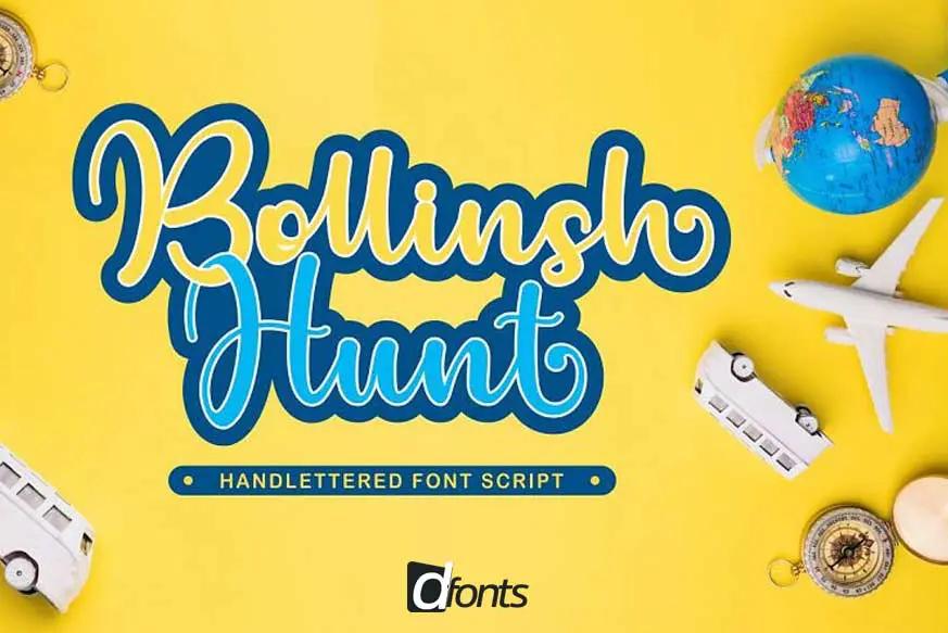 Bollinsh Hunt Script Font