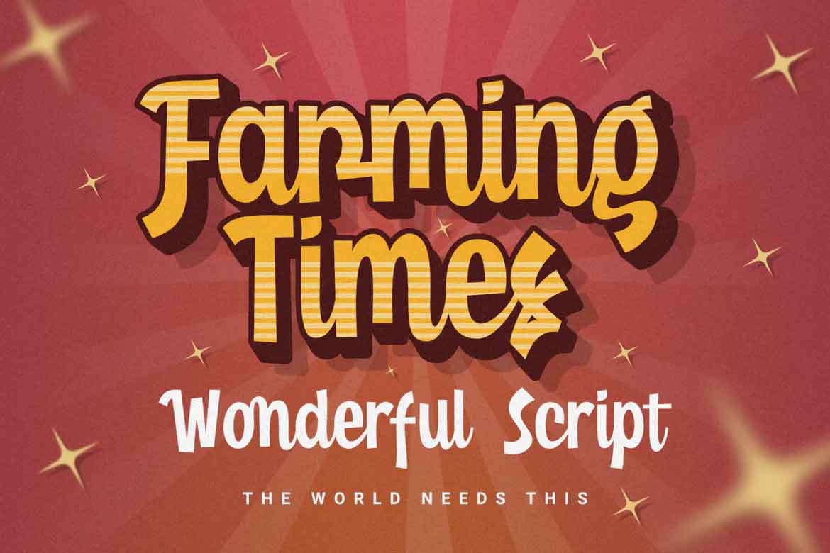 Farming Times Font