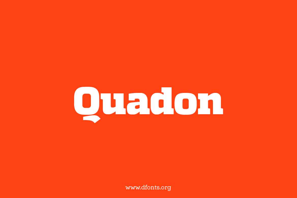 Quadon Font