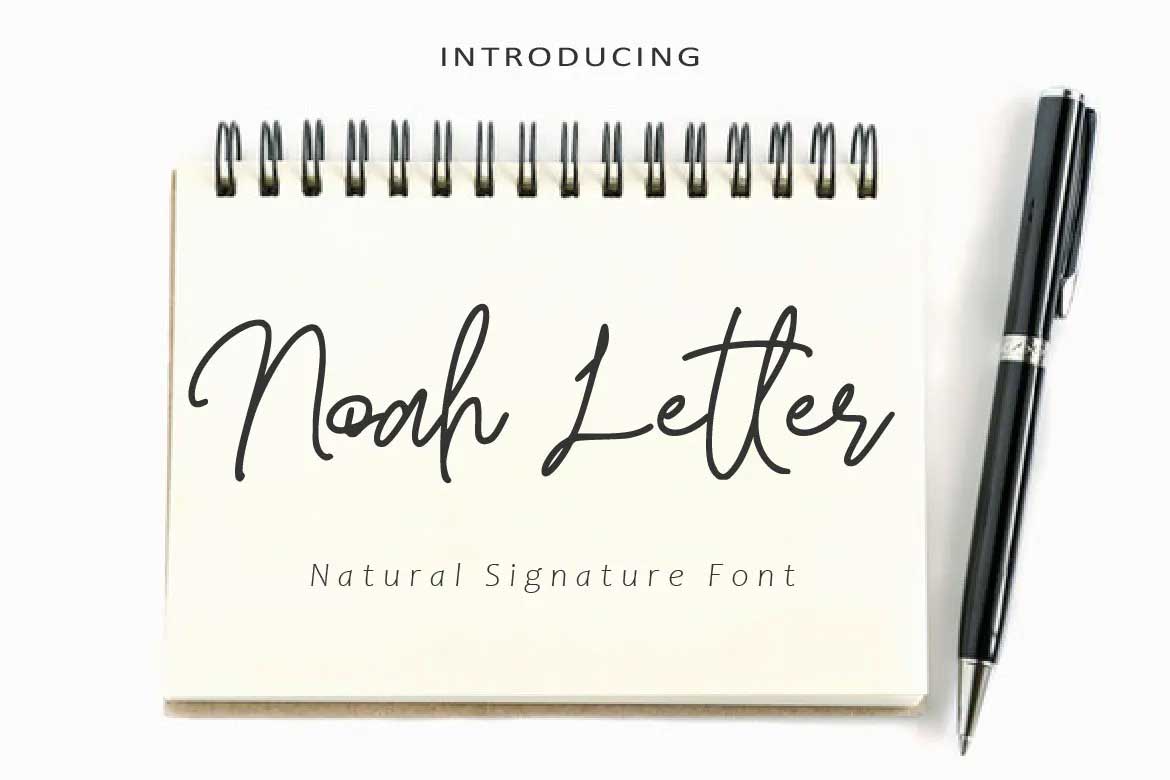 Noah Letter Font