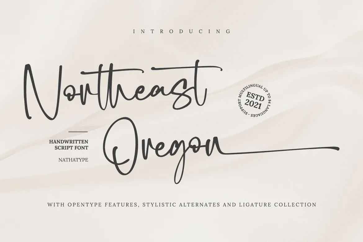 Northeast Oregon Font