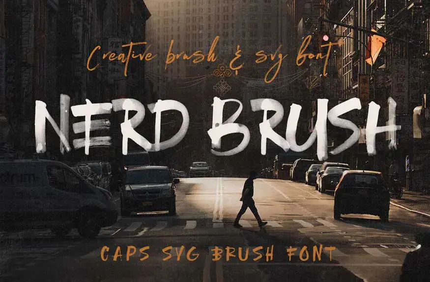 NerdBrush Font