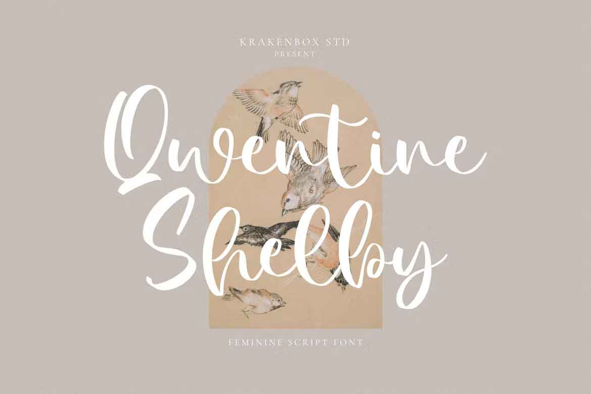 Qwentine Shelby Font