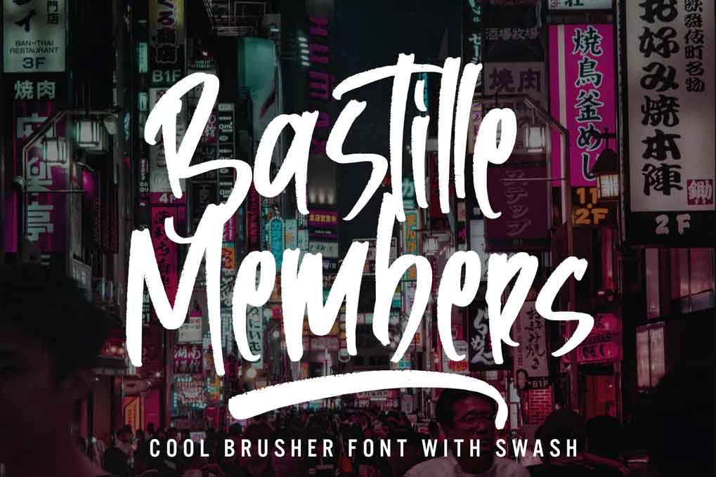 Bastille Members Font