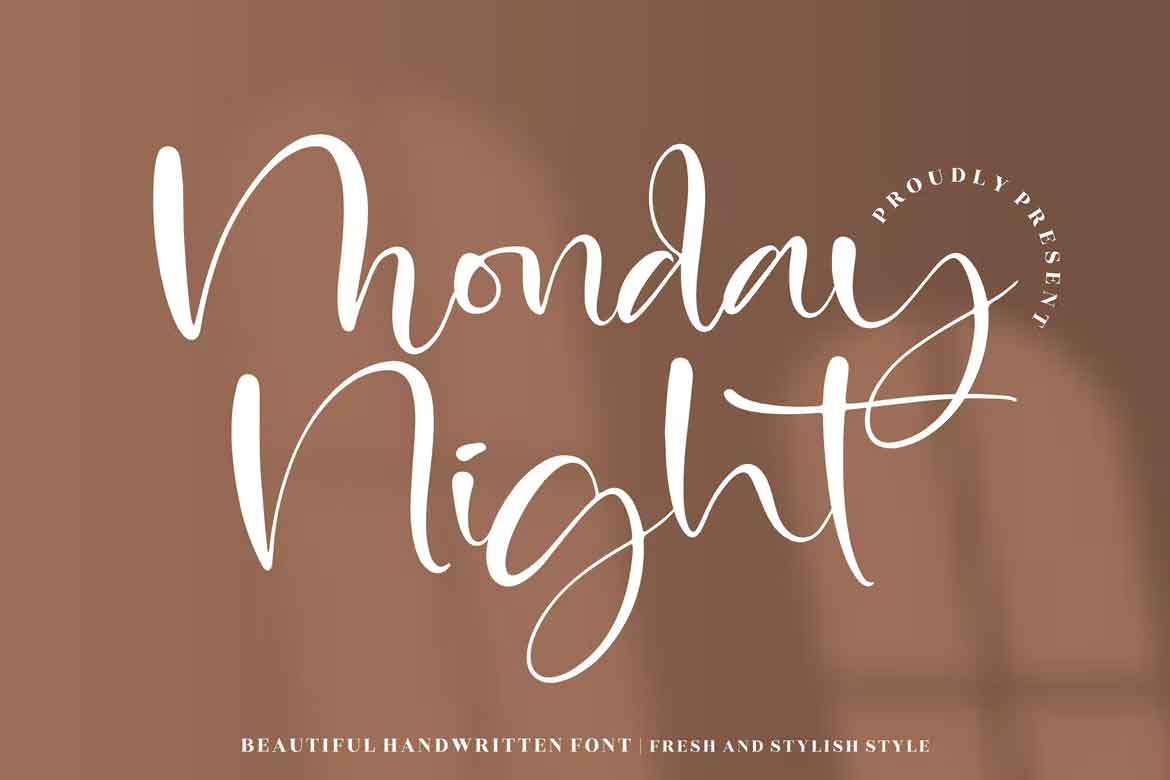 Monday Night Font