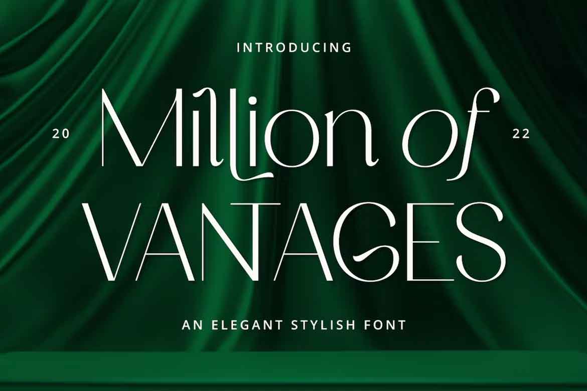 Million of Vantages Font