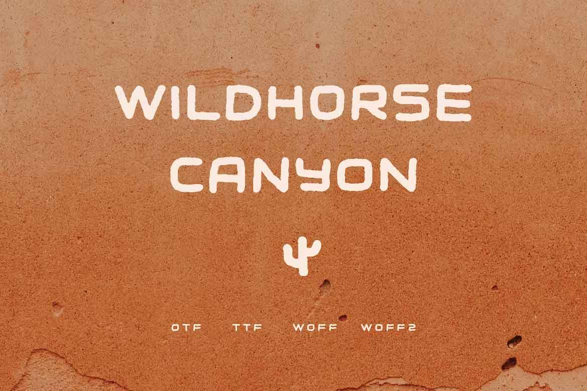 Wildhorse Canyon Font