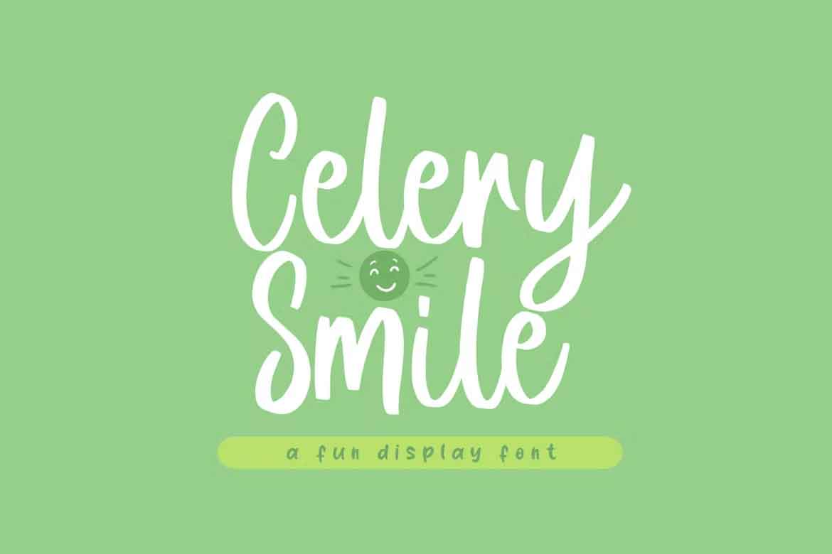 Celery Smile Font