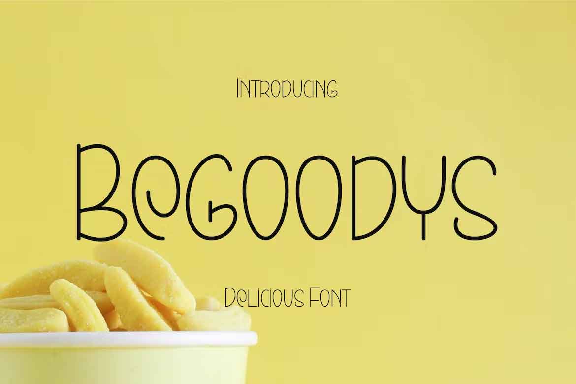 Begoodys Reborn Font