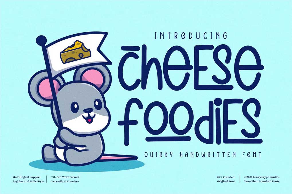 Cheese Foodies Font