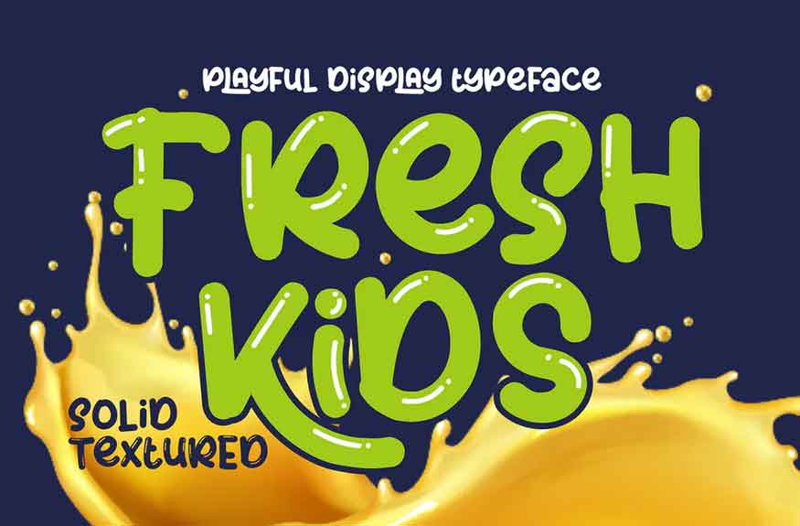 Fresh Kids Font