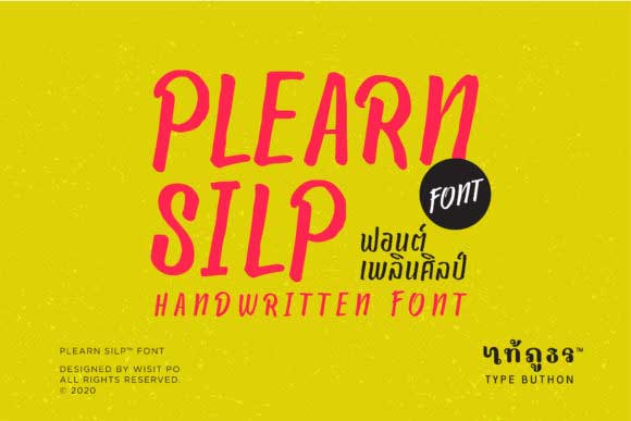 Plearn Silp Font