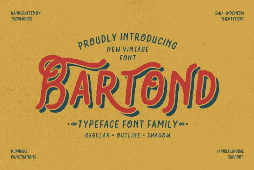 Bartond Typeface