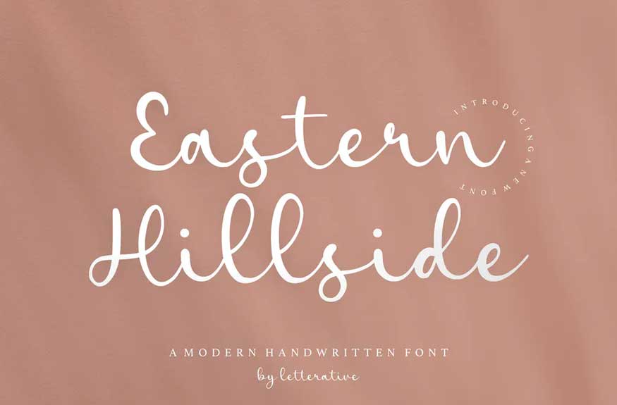 Eastern Hillside Script Font