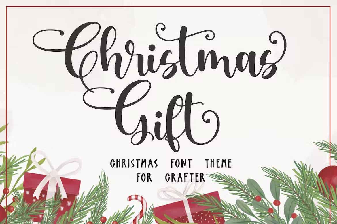 Christmas Gift Font