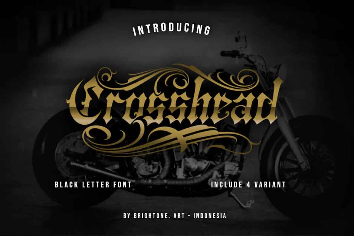 Crosshead Font