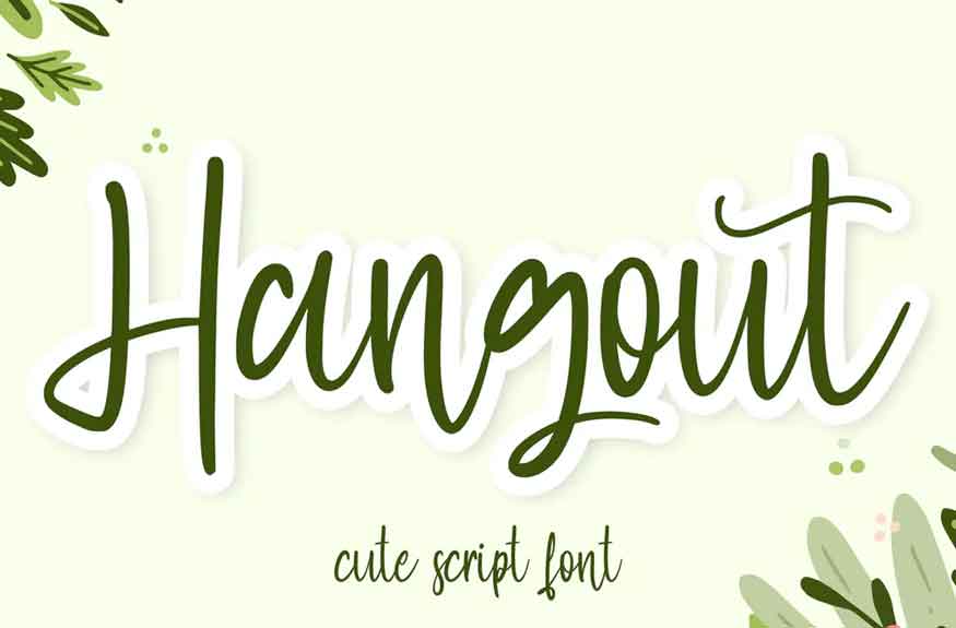 Hangout Font