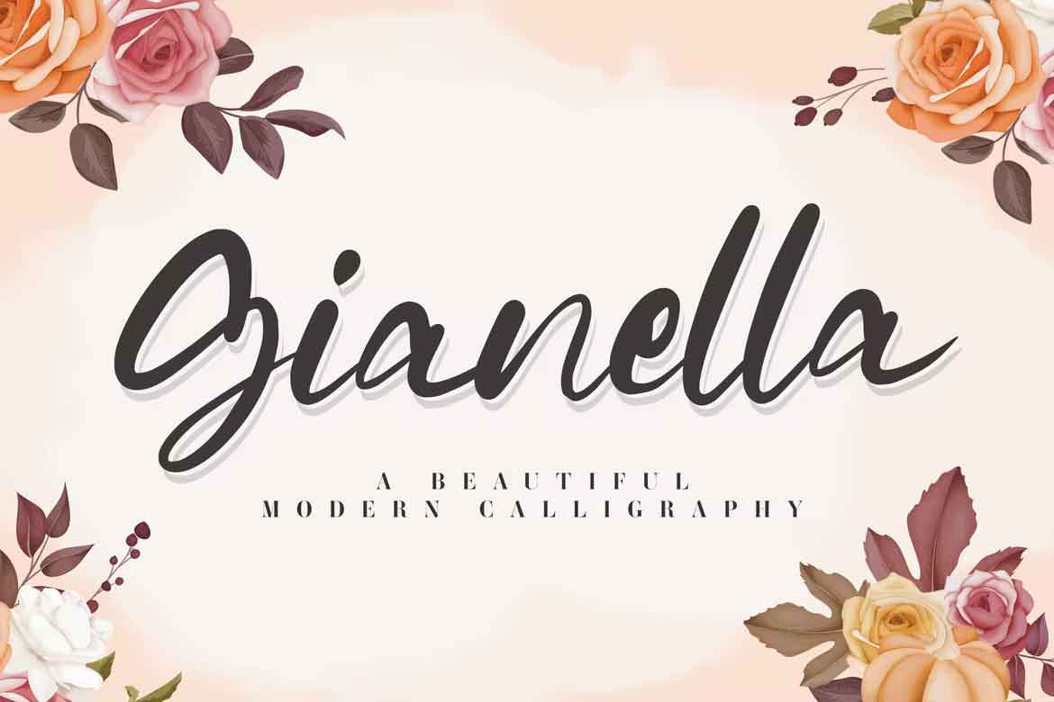 Gianella - Wedding Font