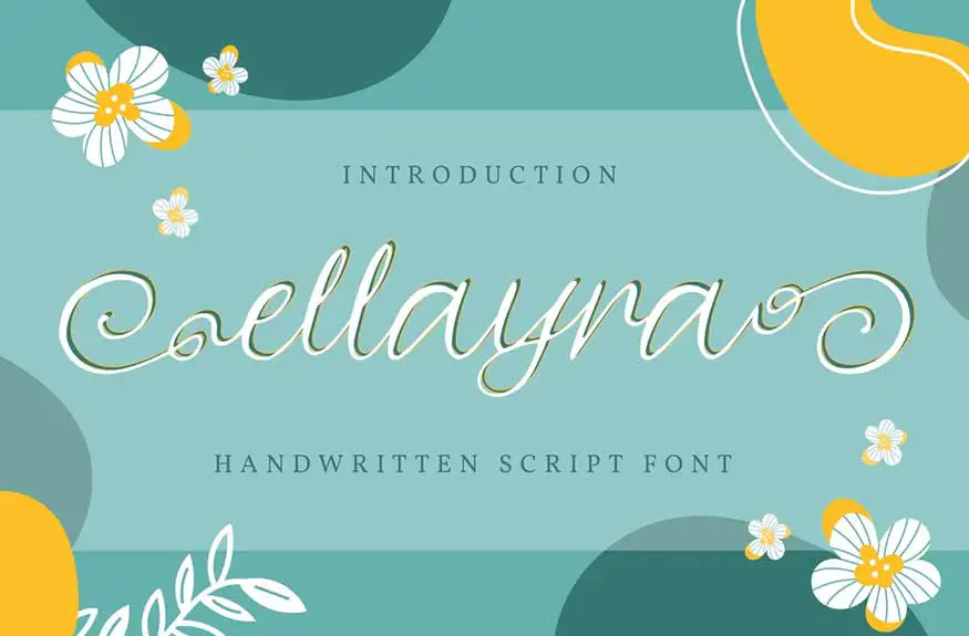 Ellayra | Handwritten Script Font