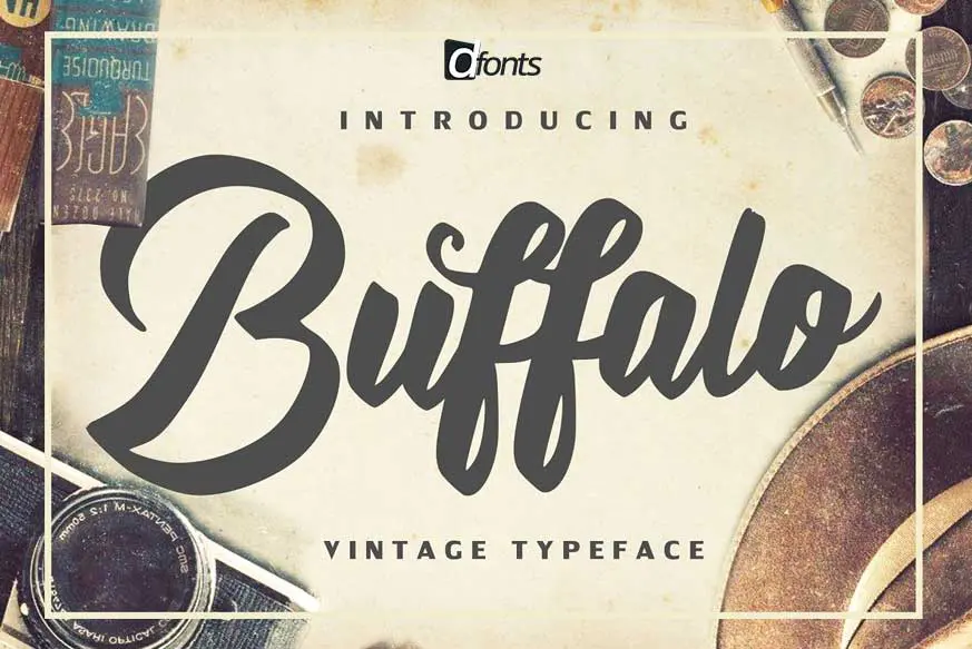 Buffalo - Vintage Typeface