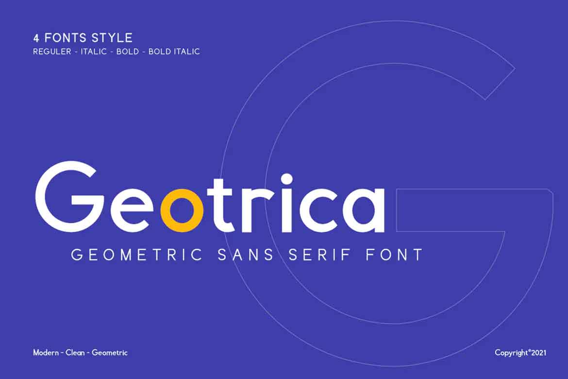 Geotrica Business Font