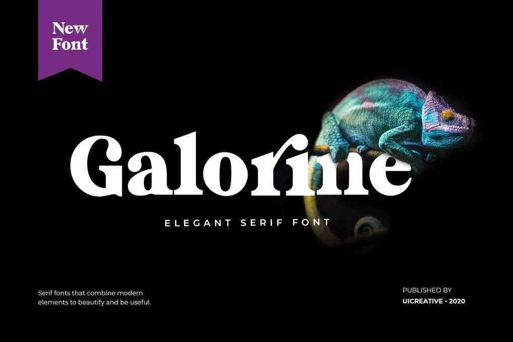 Galorine Serif Font