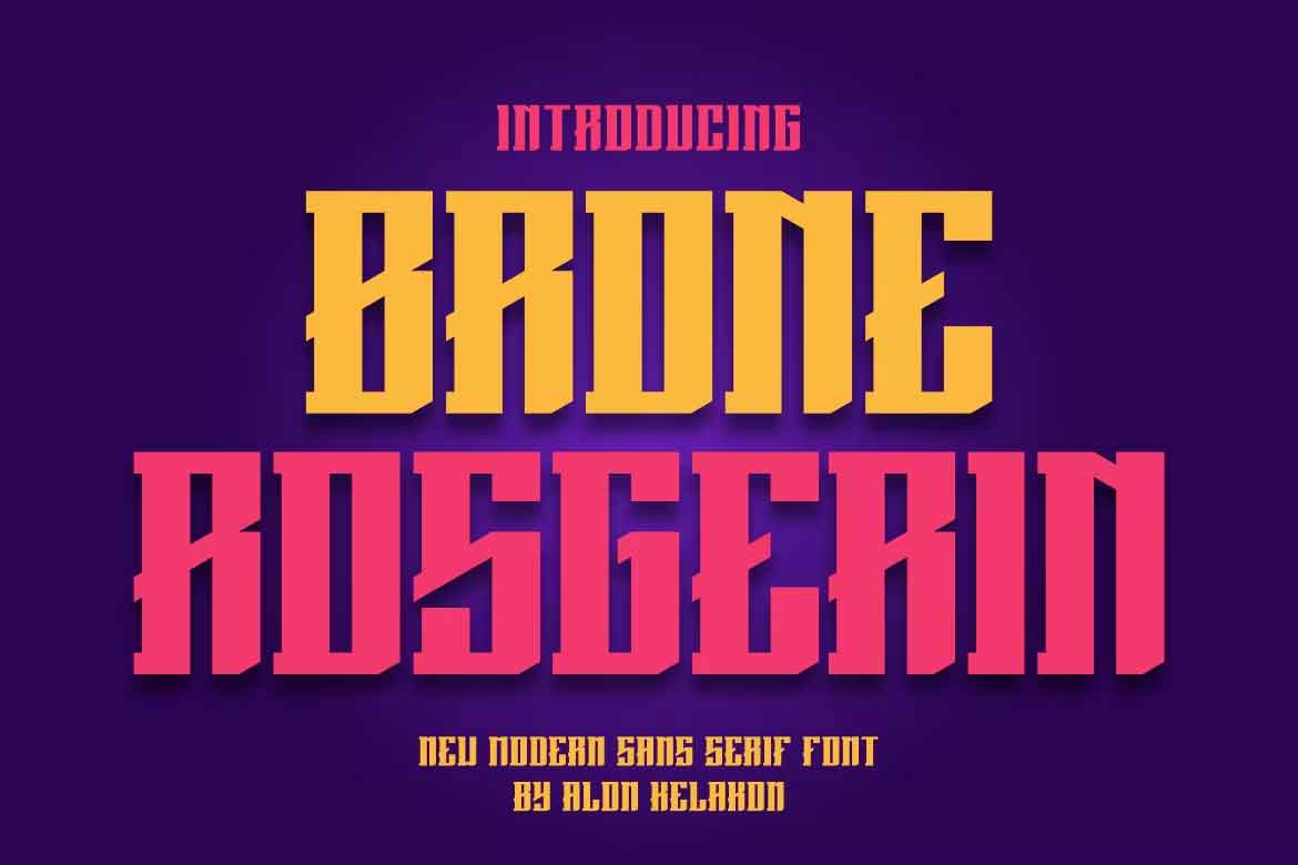 Brone Rosgerin Font