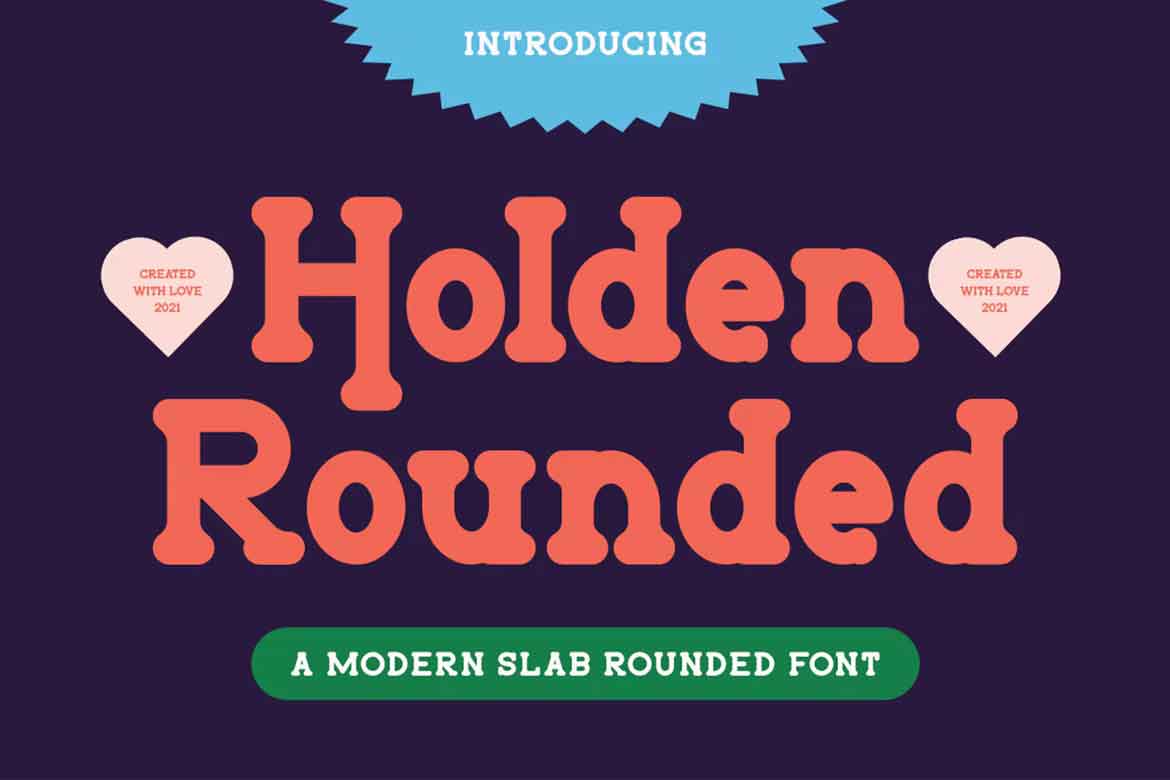 Holden Rounded Font