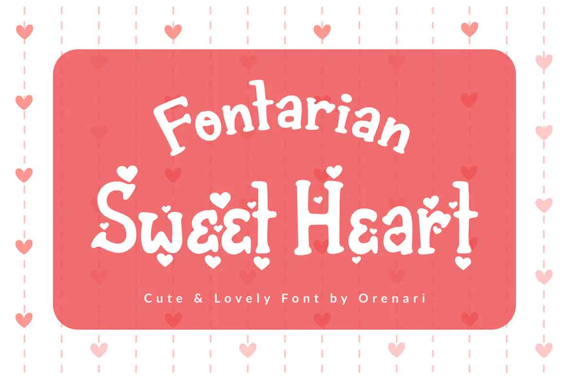 Fontarian Sweet Heart Font