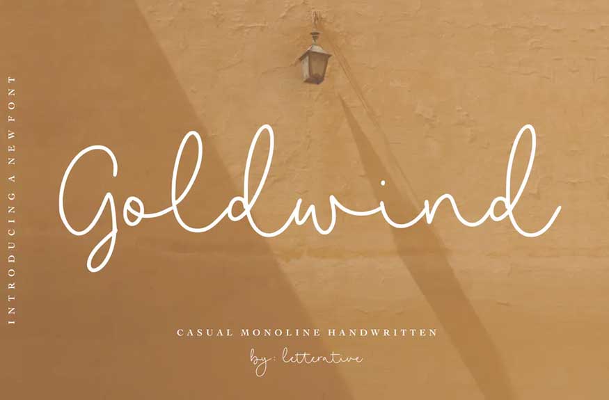 Goldwind Script Font