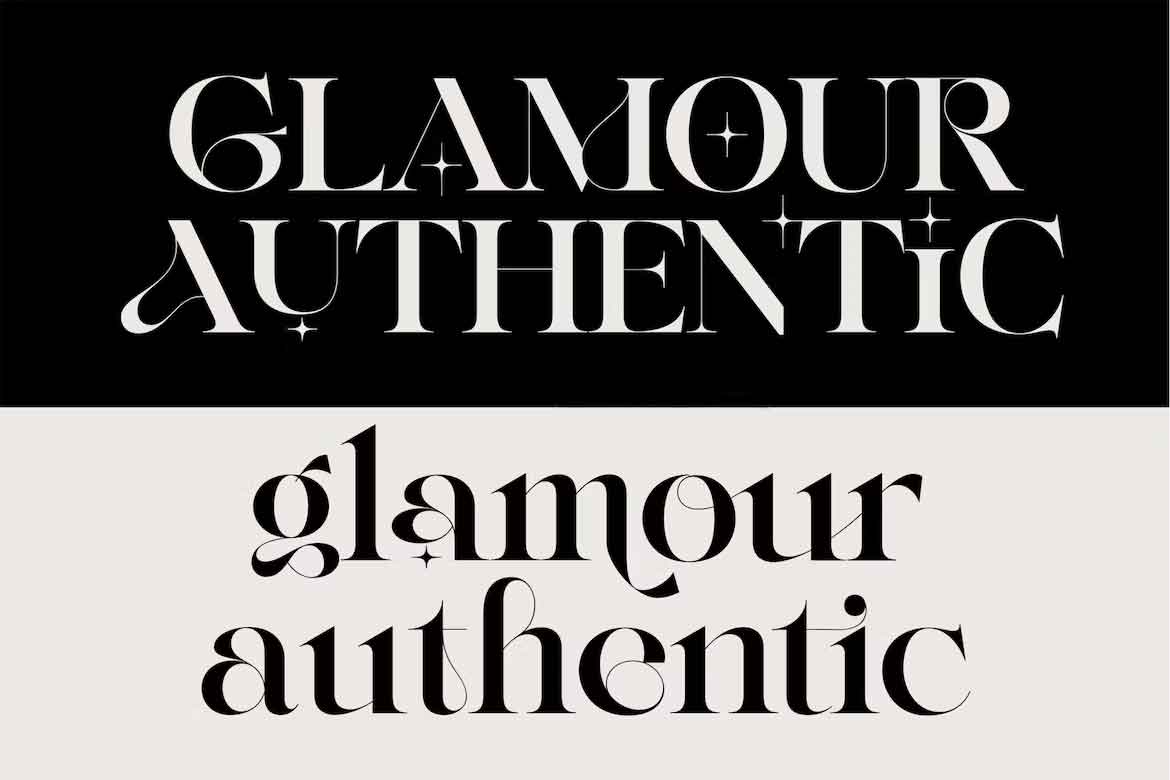 Glamour Authentic Font