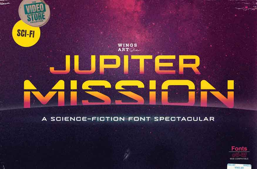 Jupiter Mission Font