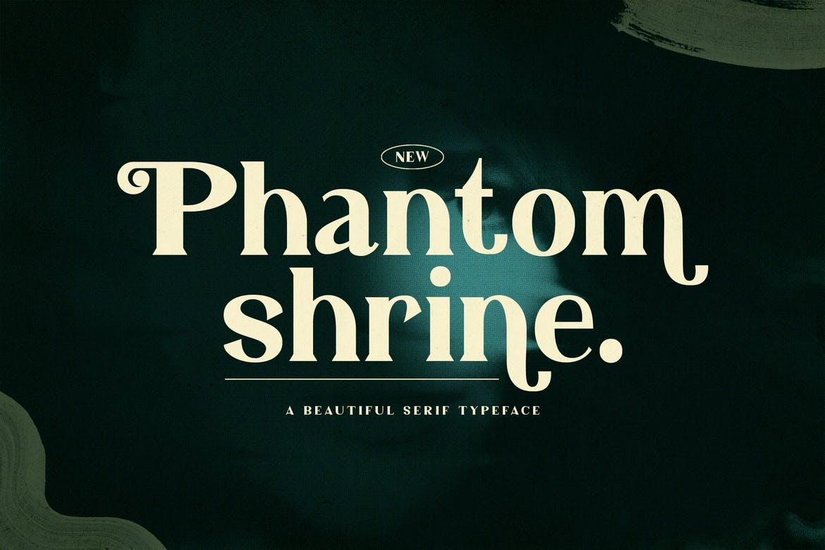 Phantom Shrine - Beautiful Serif Font