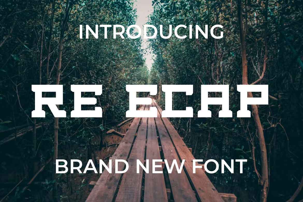 RE Ecap Font