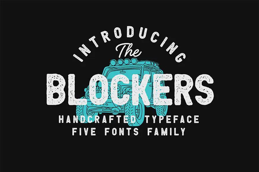 Blockers Font Family