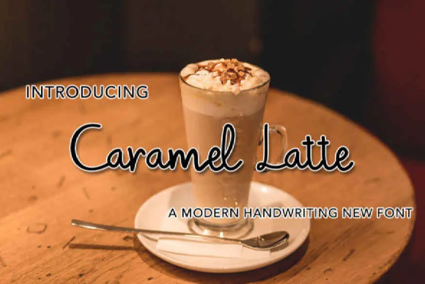 Caramel Latte Font