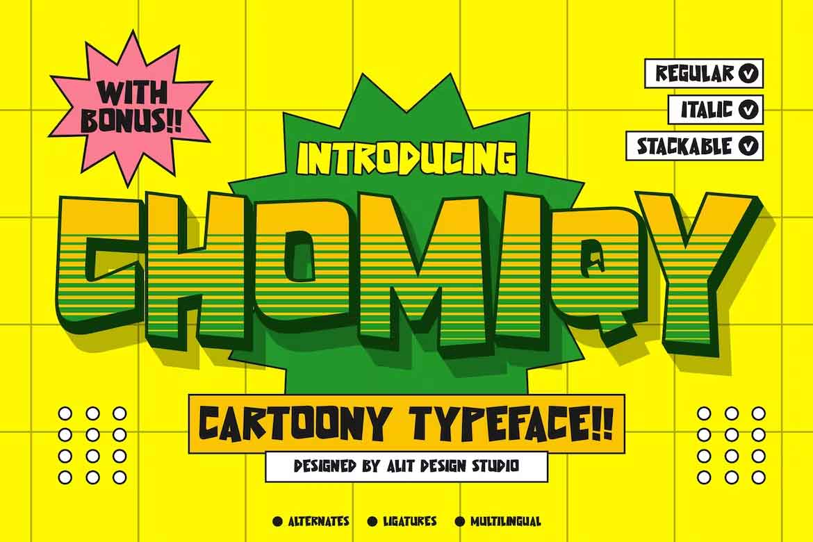 Chomiqy Font