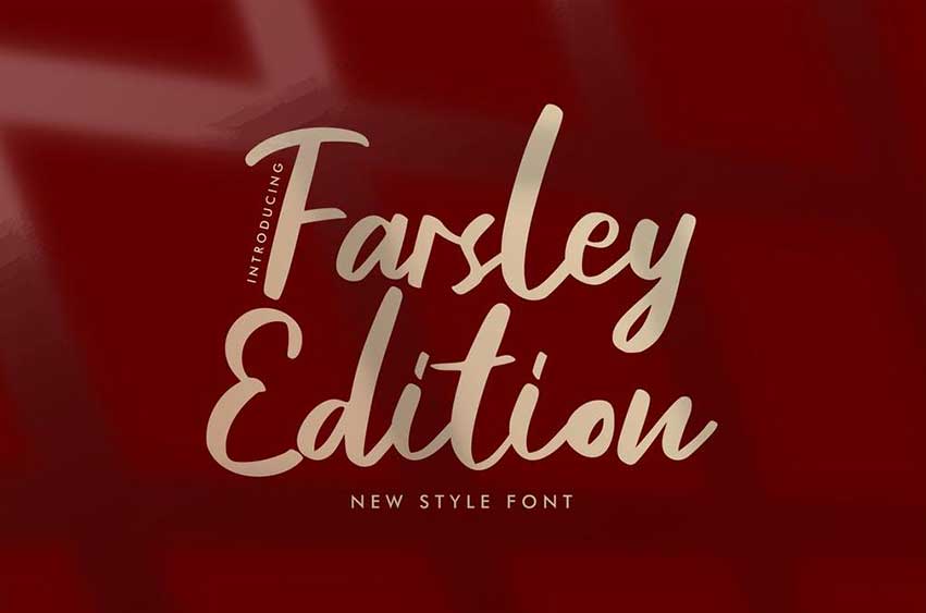 Farsley Edition New Style Font