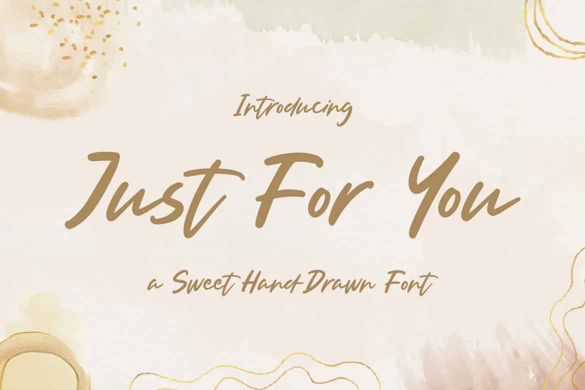 Just for You Font