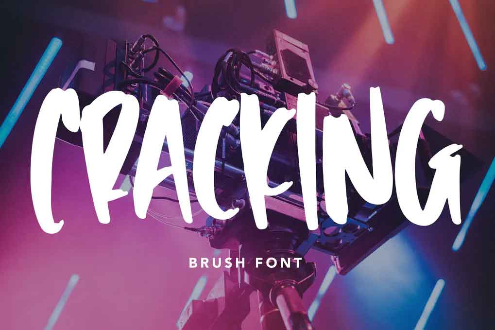 Cracking Font