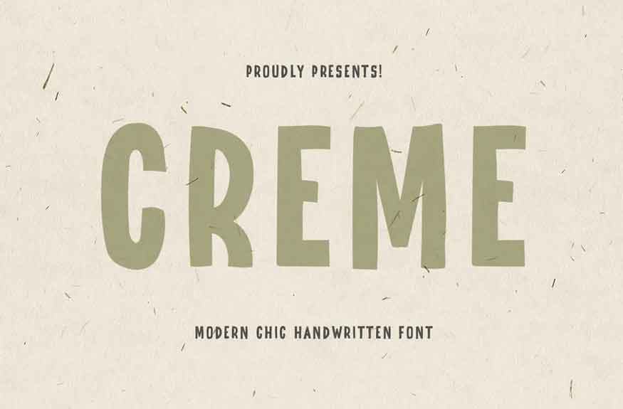 Creme Font