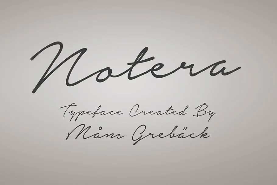 Notera Font