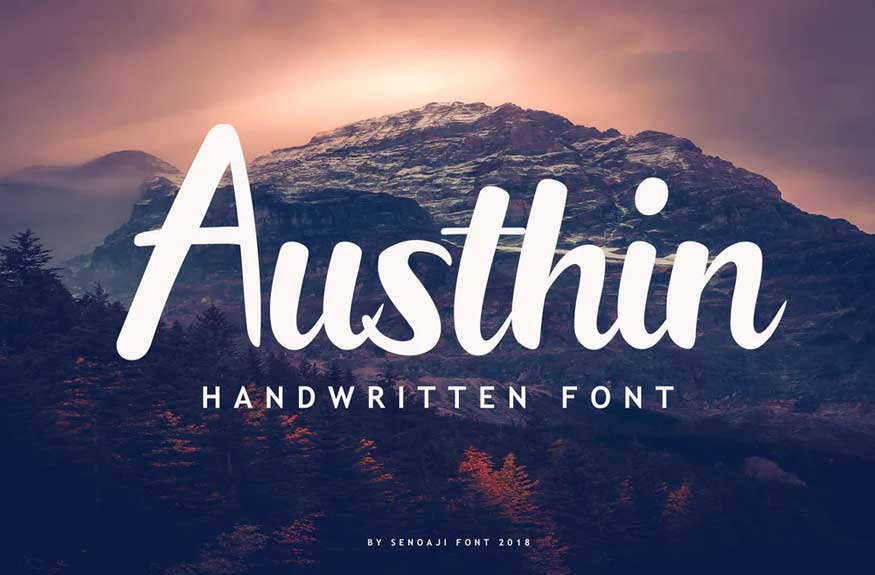 Austhin Font