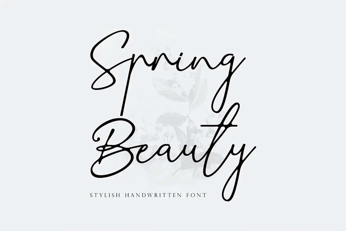 Spring Beauty Font