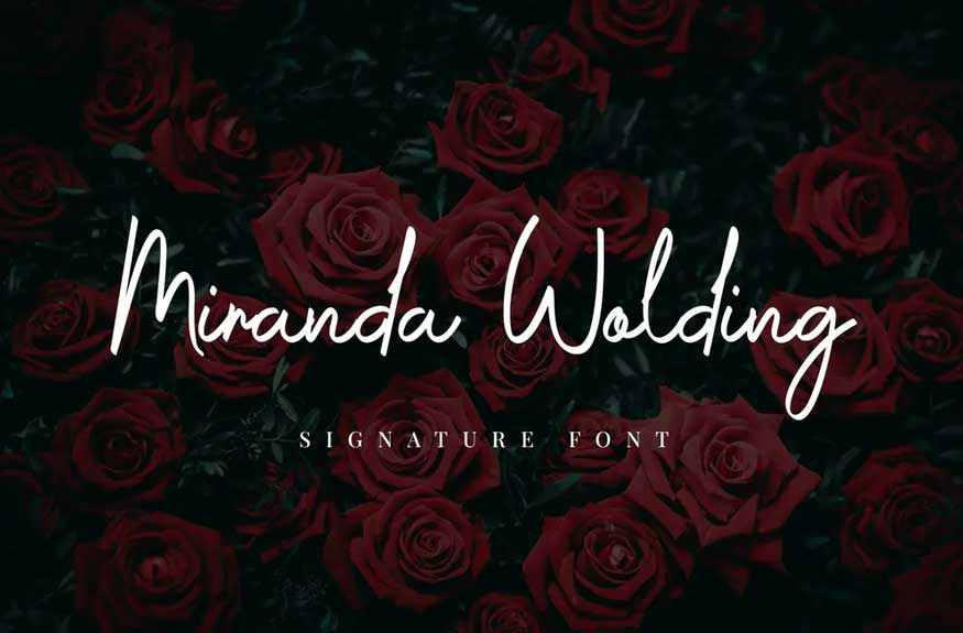 Miranda Wolding Font