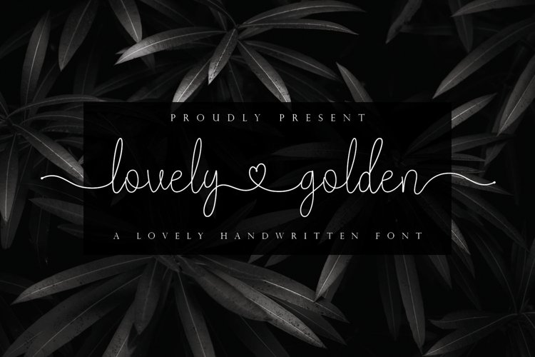 Lovely Golden Font