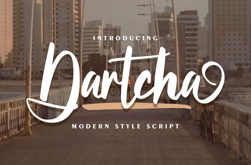 Dartcha | Modern Style Script