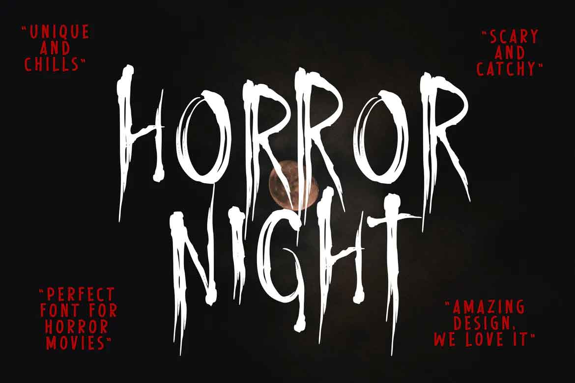 Horror Night Halloween Font